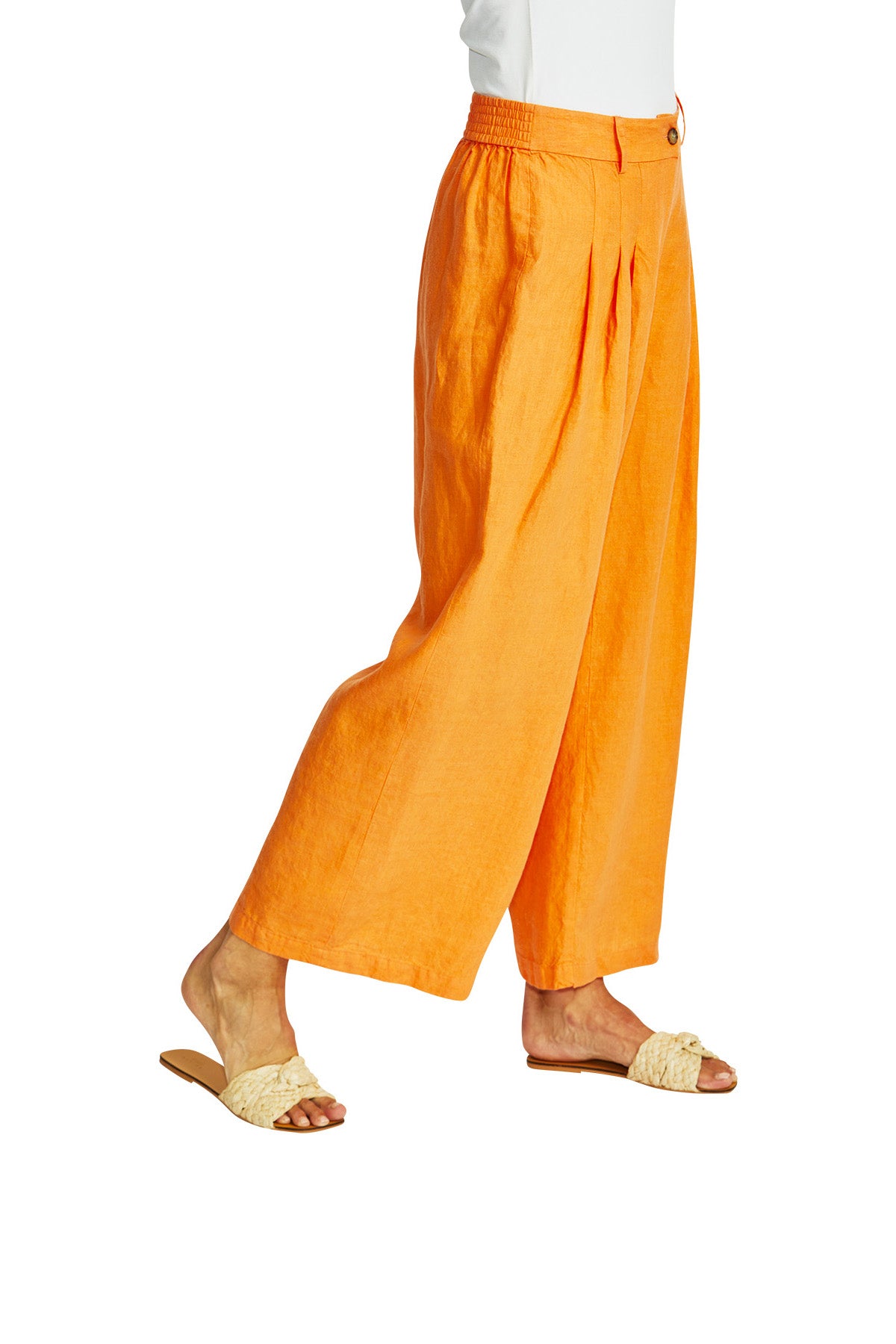 Amal Linen Palazzo Pant Jaffa