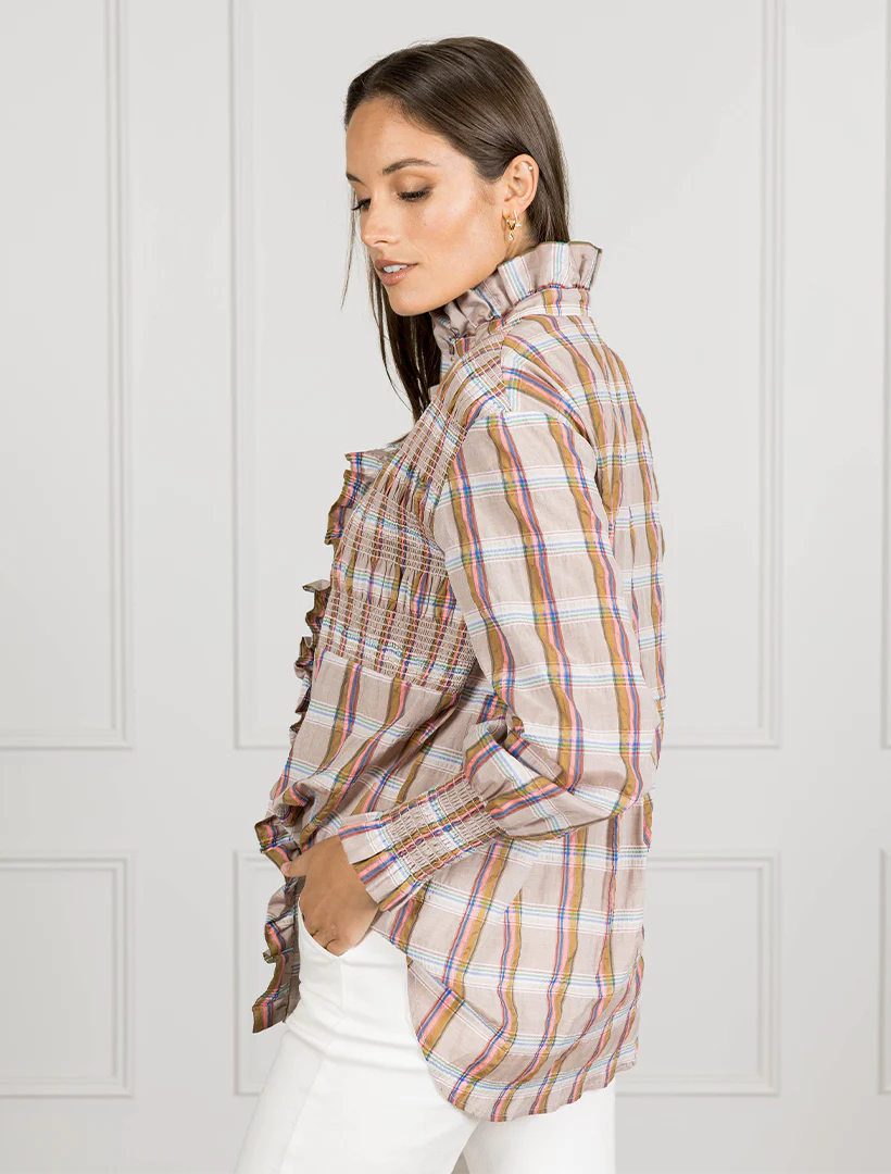 Ayre plaid shirt mocha