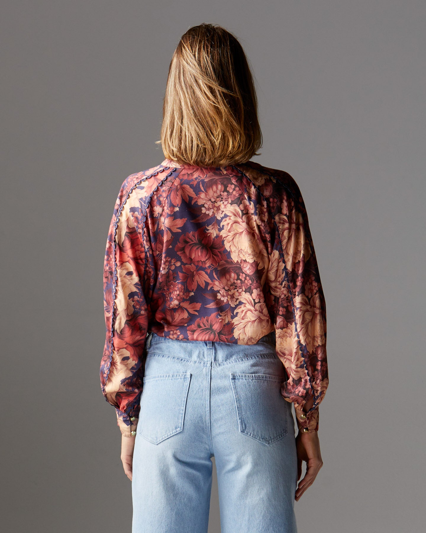 Berry Kiss Blouse floral