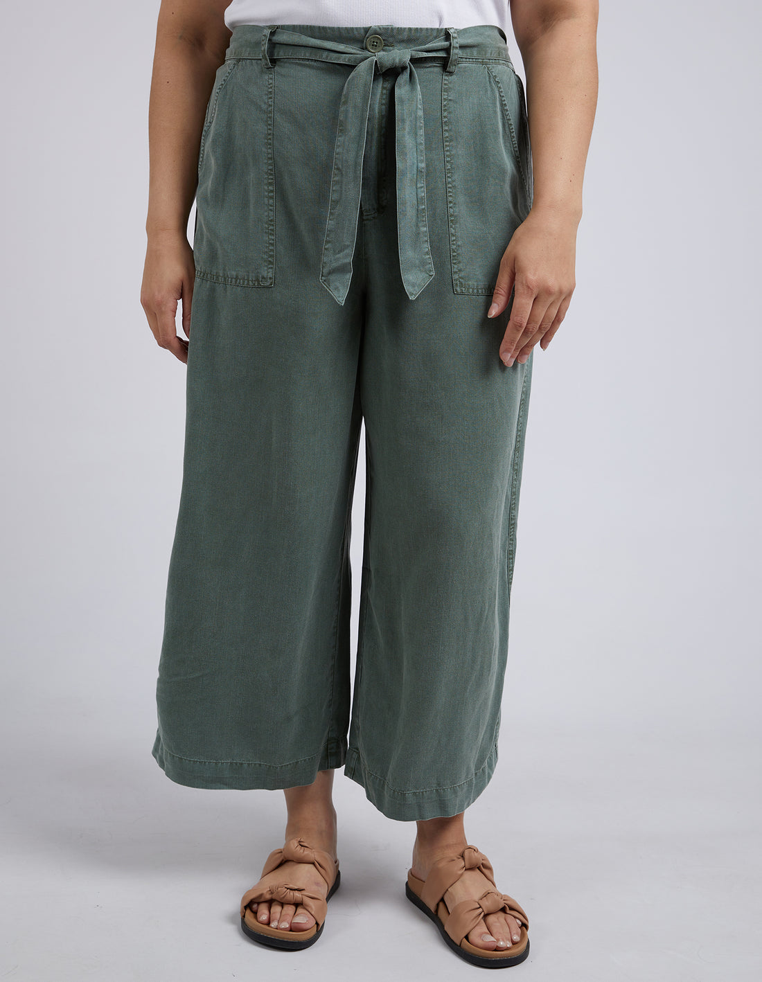 Bliss washed pant Clover
