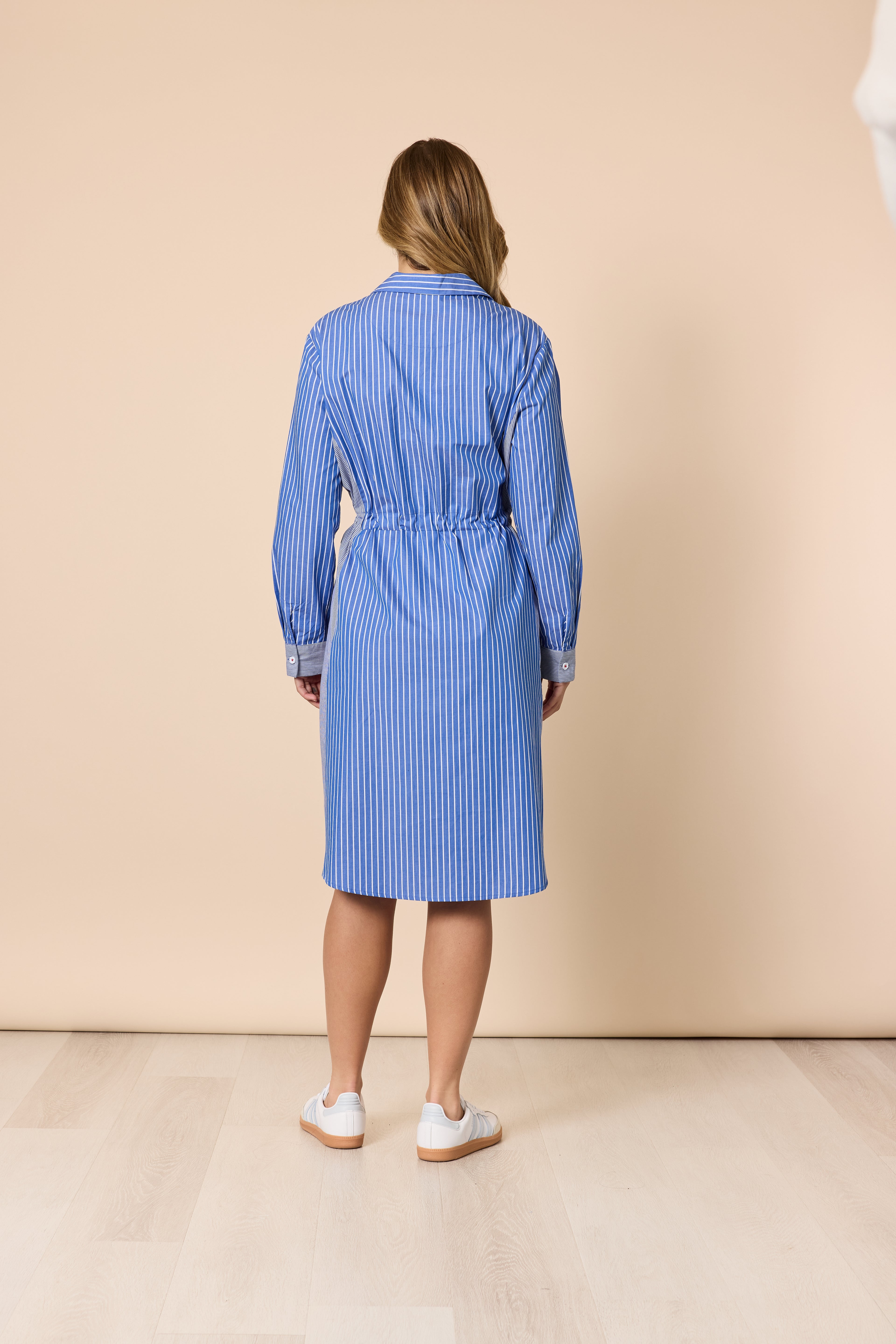 Cabo Striped Dress Blue/White