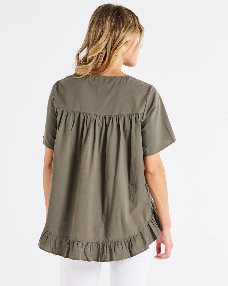 Candice Blouse Olive