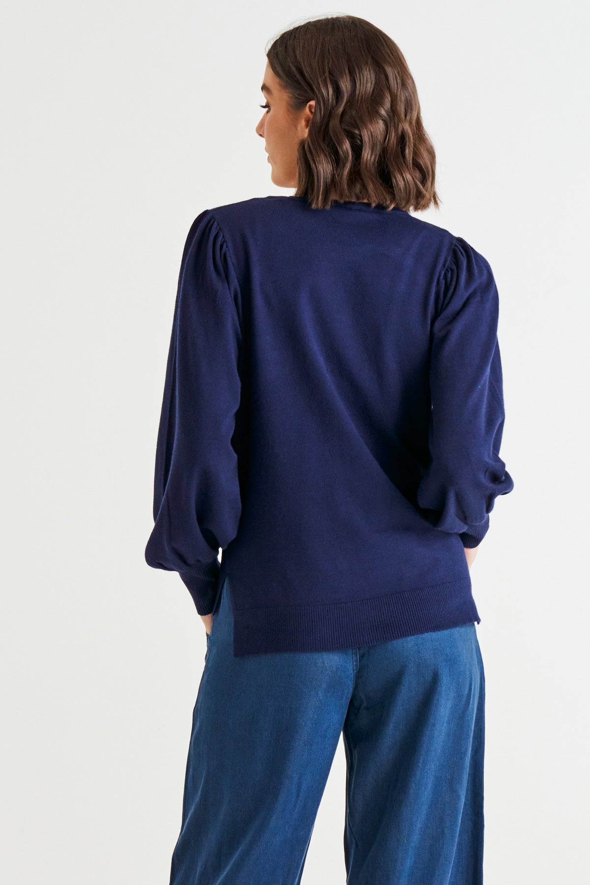 Charlotte Knit jumper blue