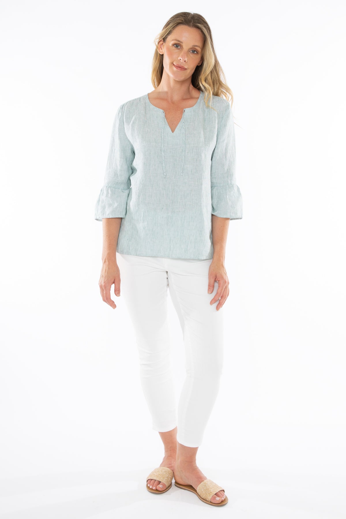 Core Stripe Top Clover