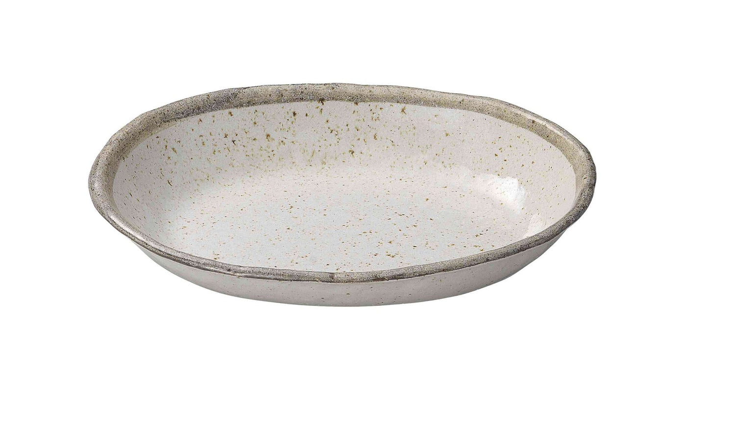 Shirokaratsu large oval plate