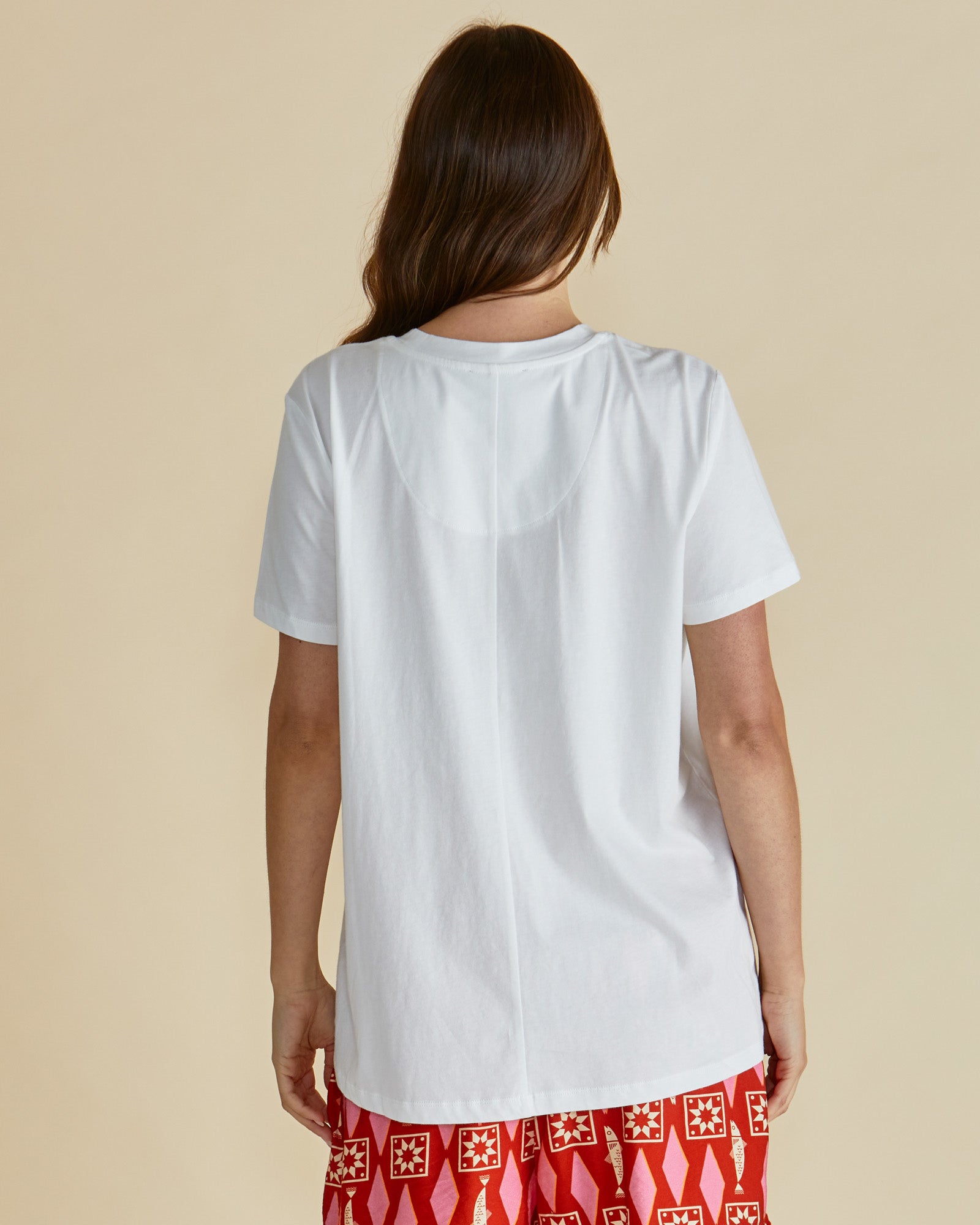 Ellia crew tee- Sardinia print
