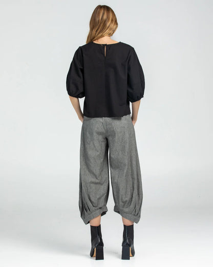 Guru Pant winter black chambray