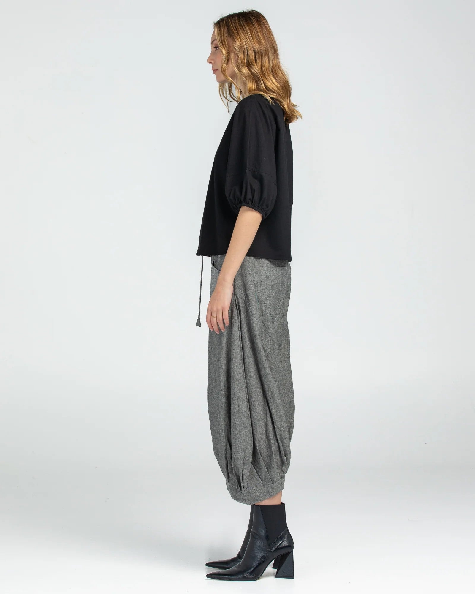 Guru Pant winter black chambray