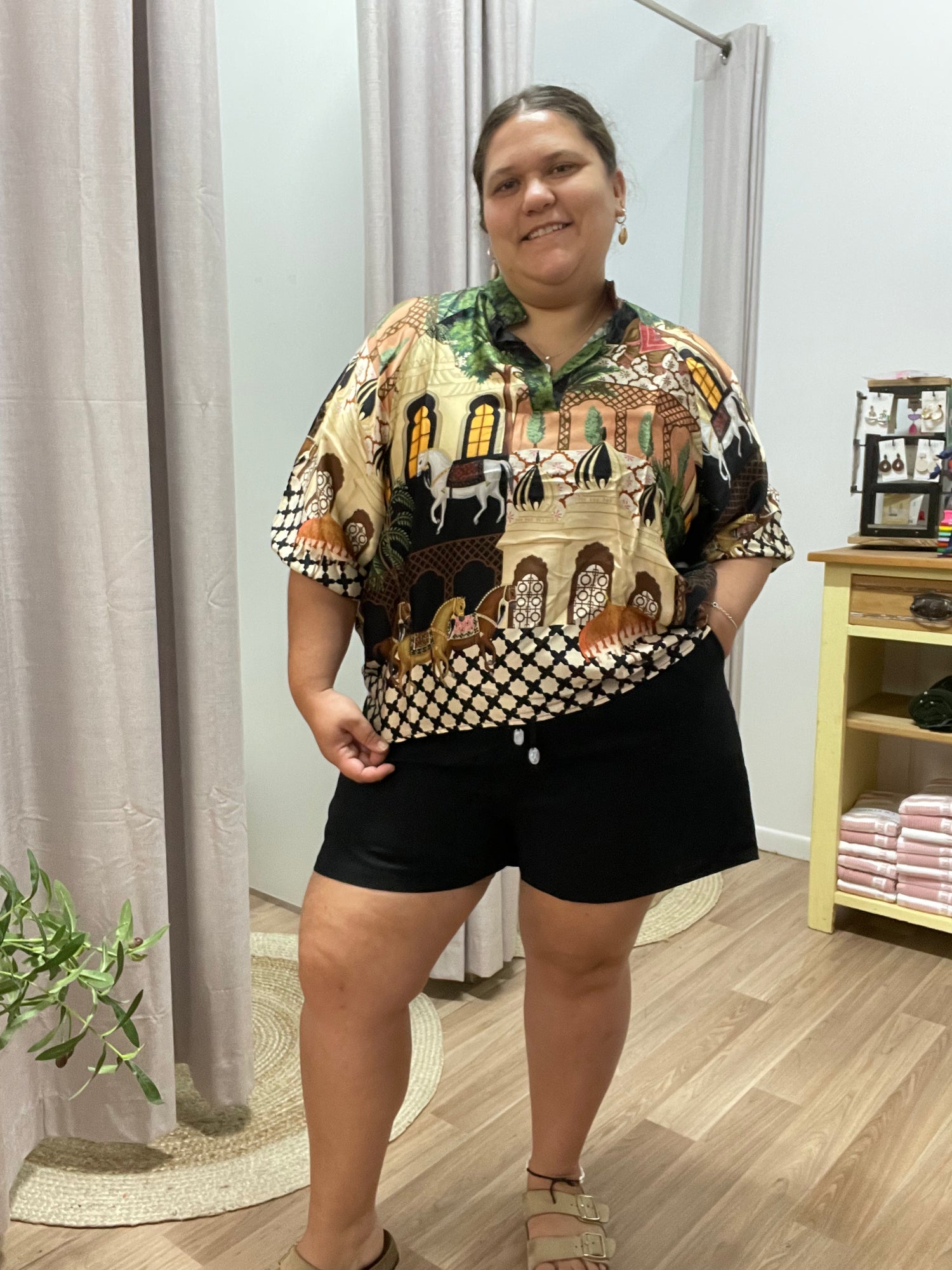 Lacassa Carnival Print Black