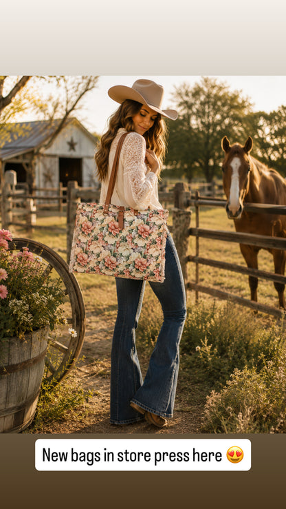 Myra Meadow Crest Weekender Bag floral