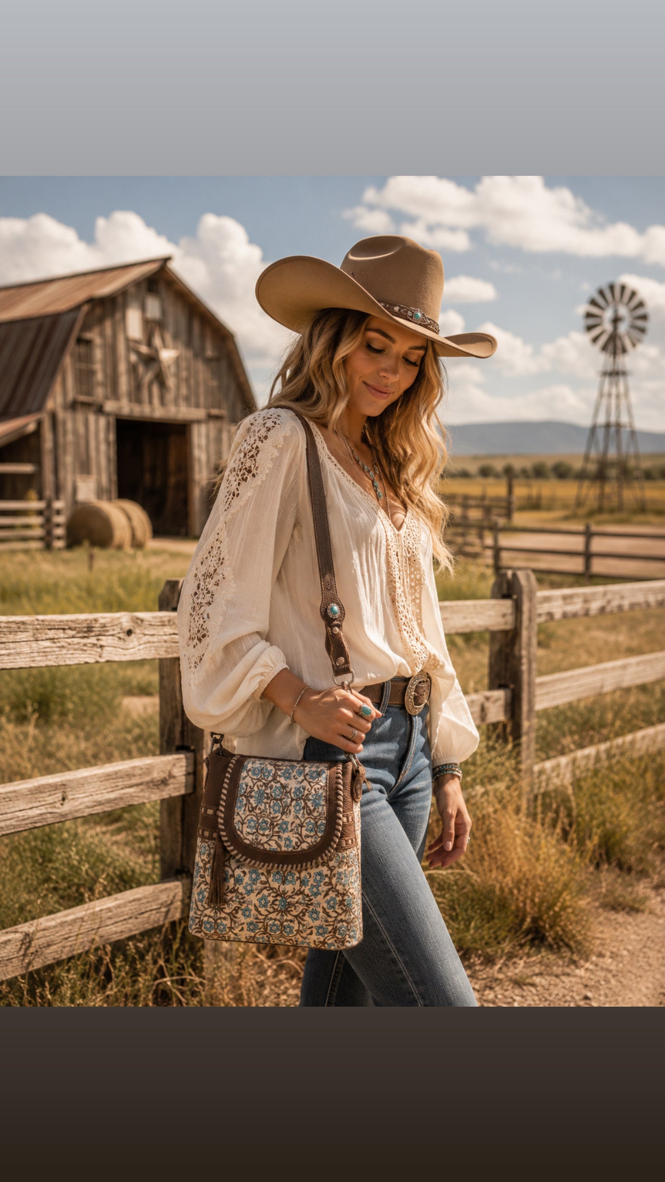 San Ysidro Falls Shoulder Bag