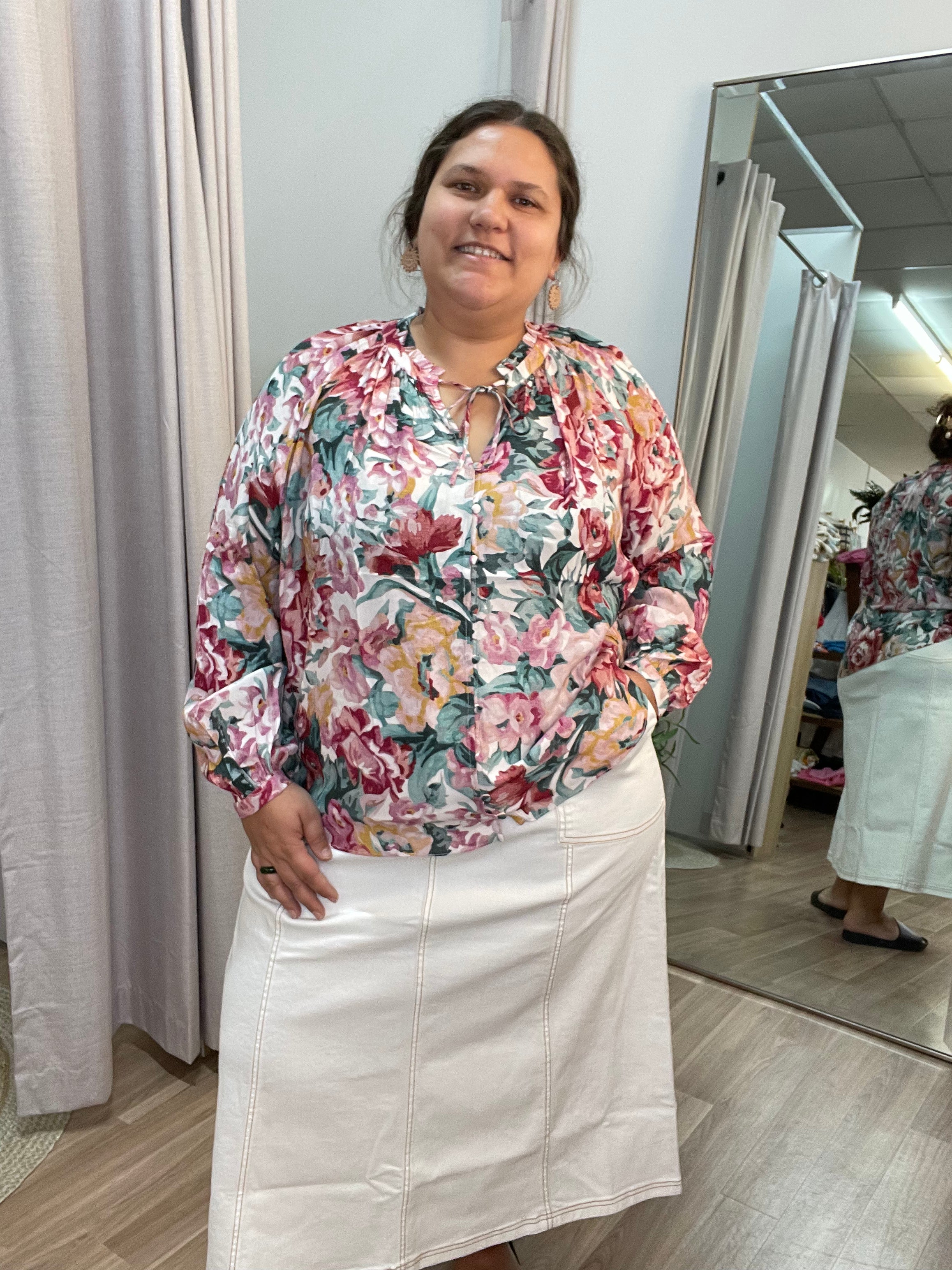 Rose Tapestry Top