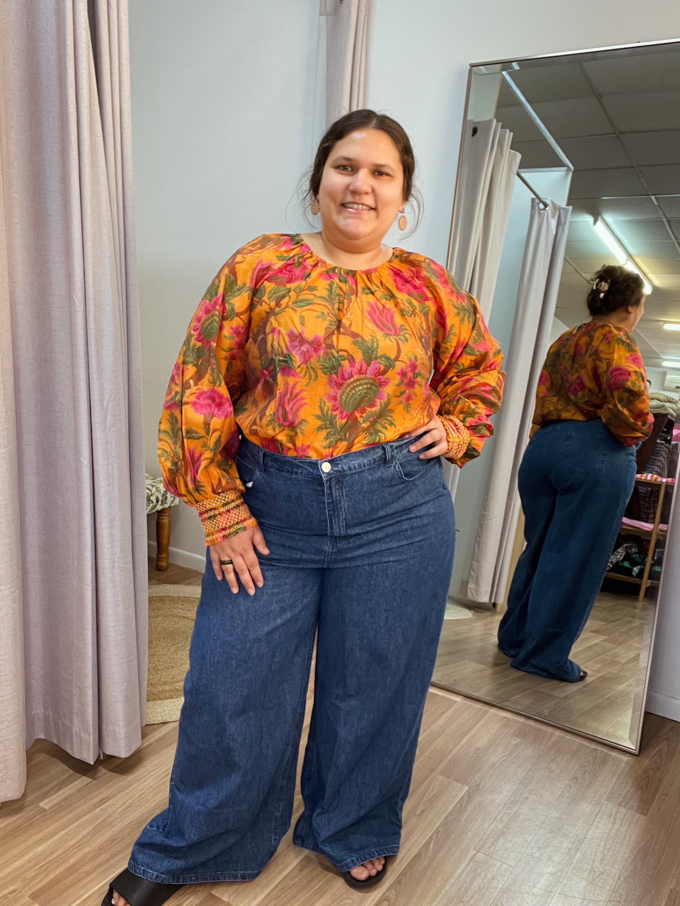 Panama Top Floral
