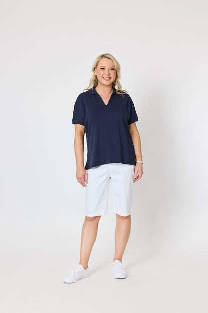 Fairway Polo Top - Navy