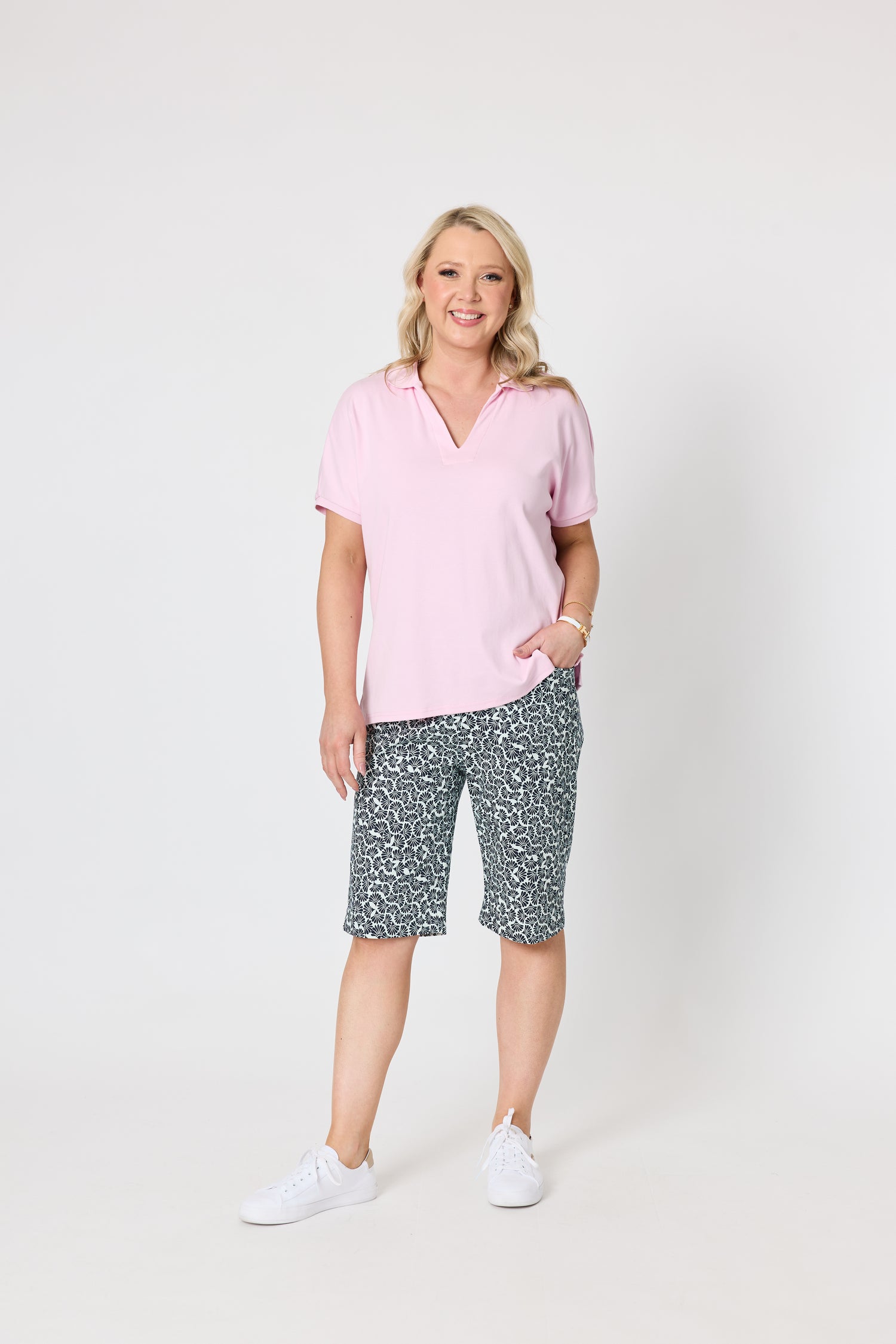 Fairway Polo Top - Pink