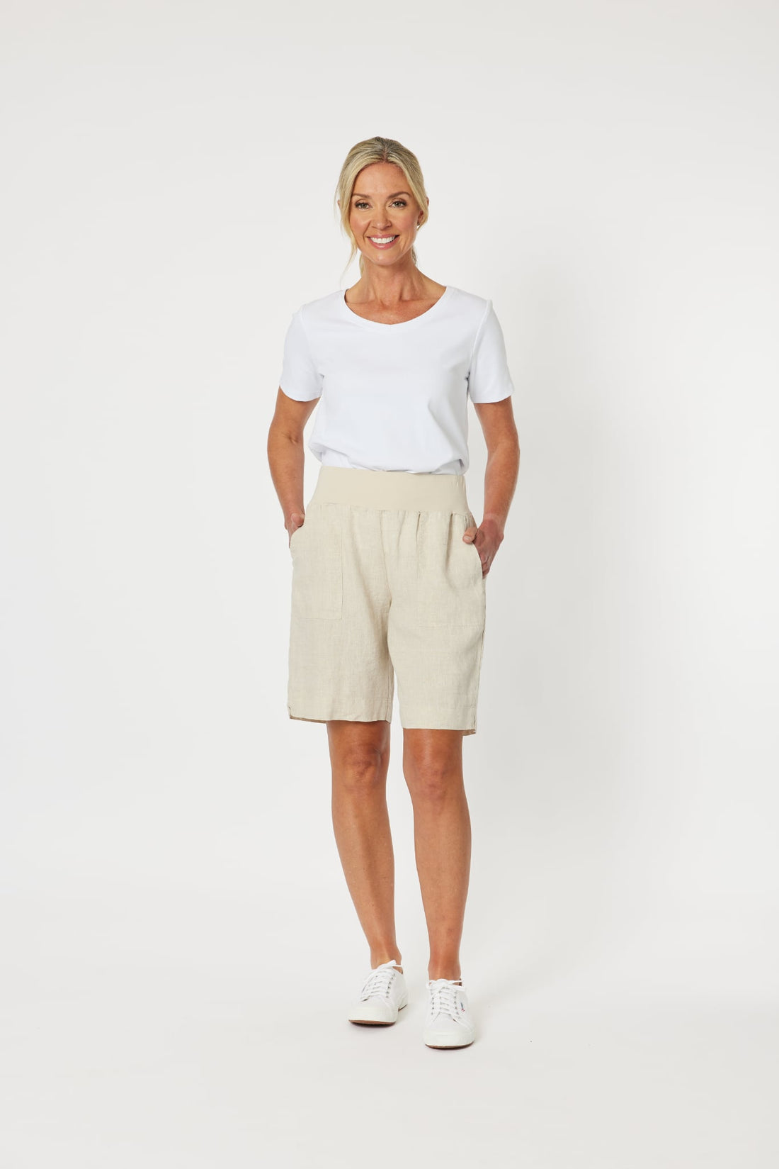 Jordan Linen Short Natural