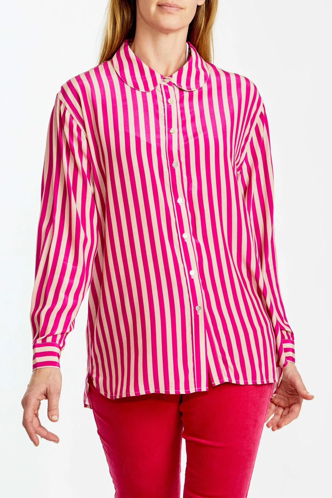 Stripe shirt Fuschia/Blush P565316