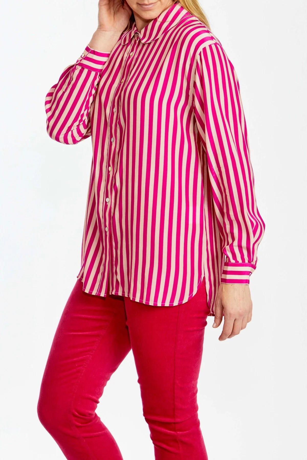 Stripe shirt Fuschia/Blush P565316