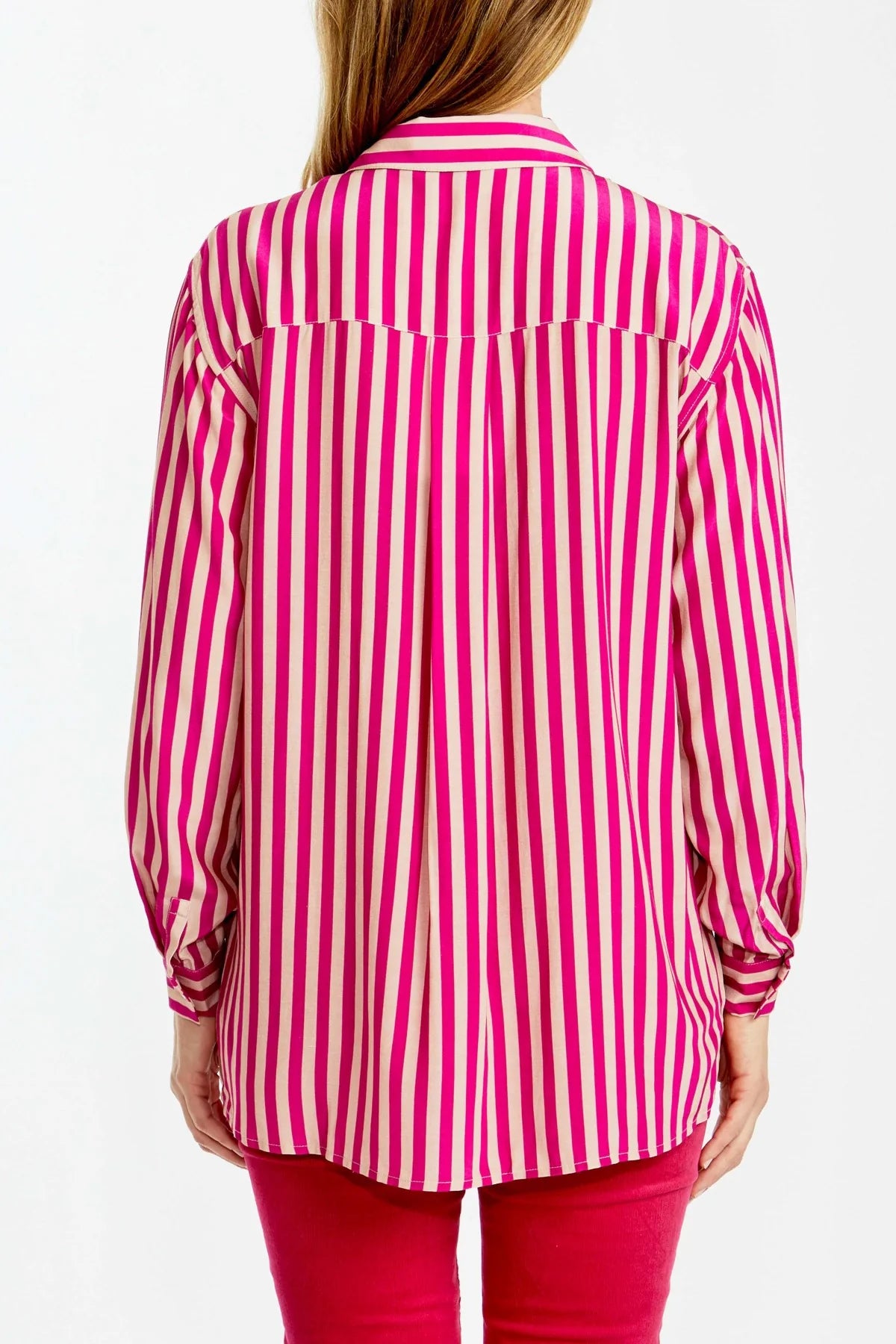 Stripe shirt Fuschia/Blush P565316