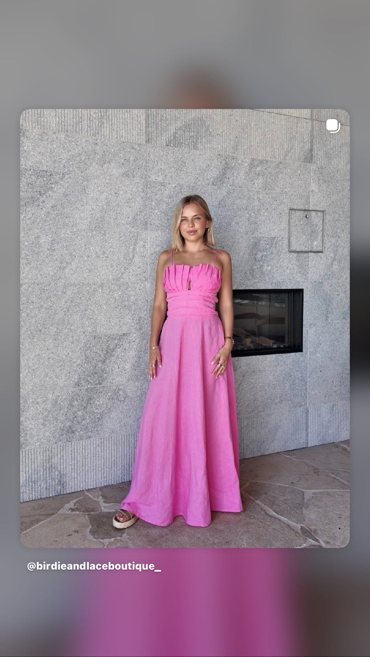 Poppy Shell Dress pink