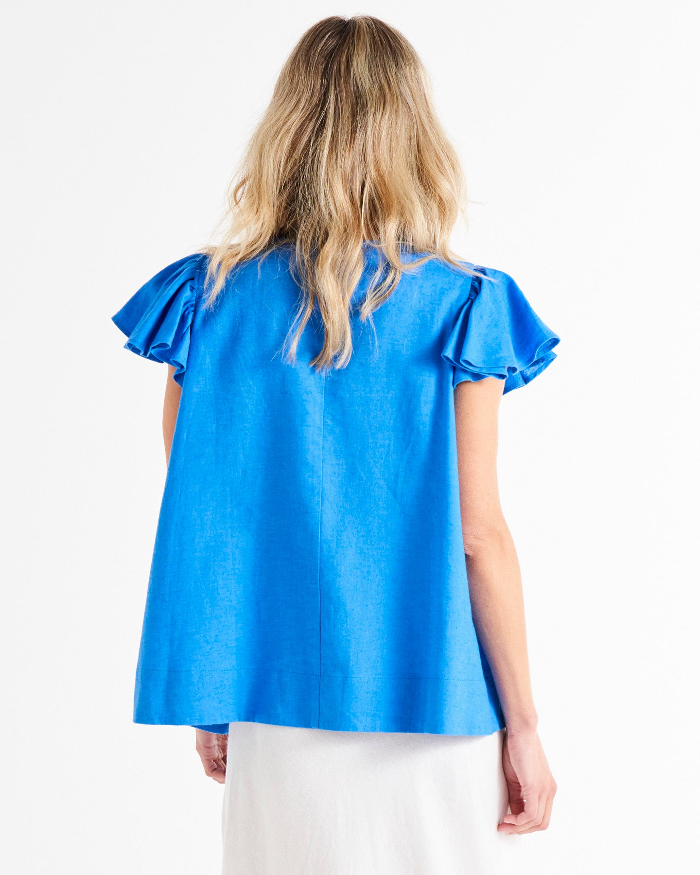 Imogen top electric blue