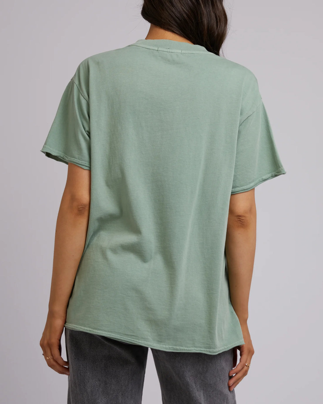 In the Wind oversized tee sage