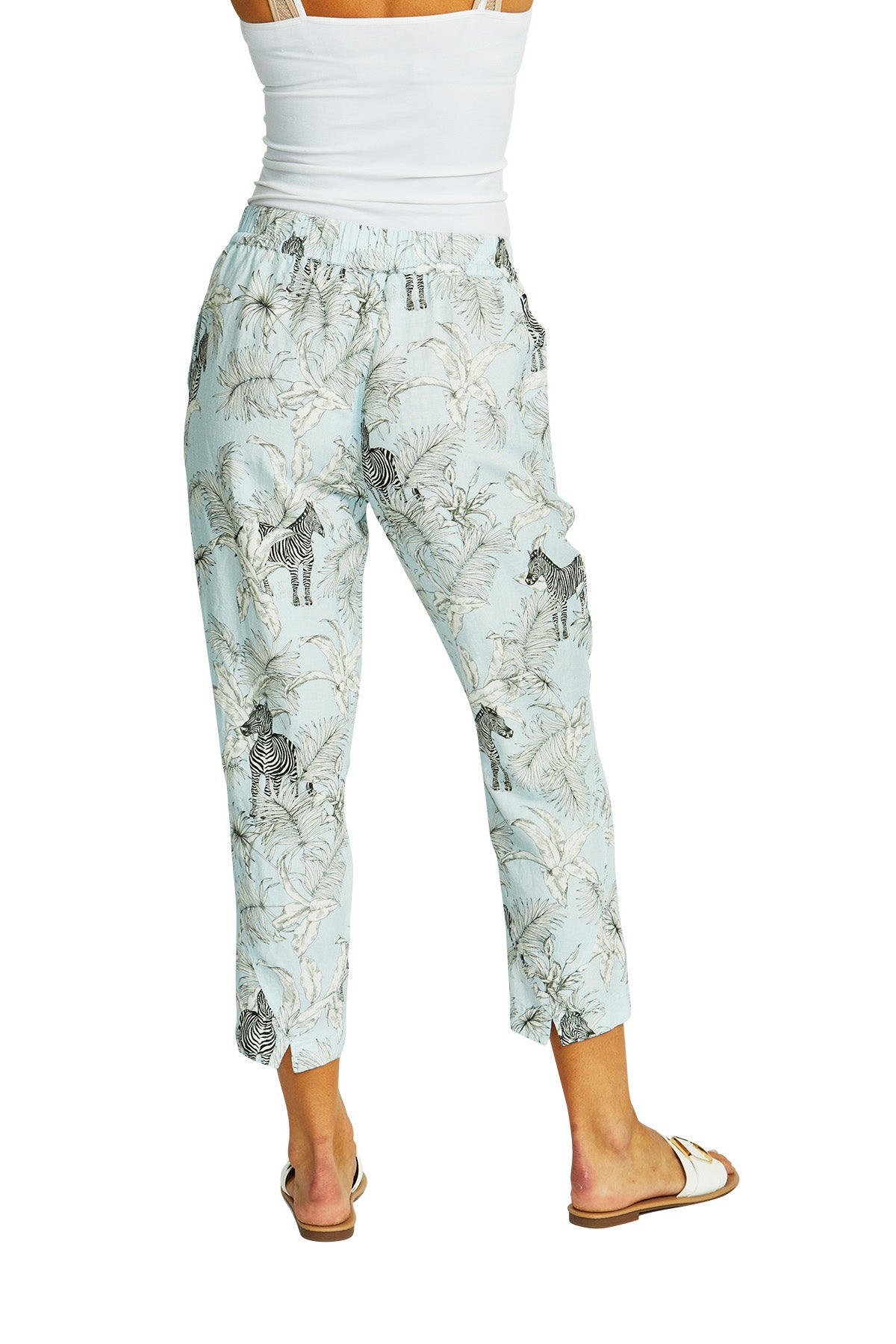 Lena Pullon Pant tropic zebra