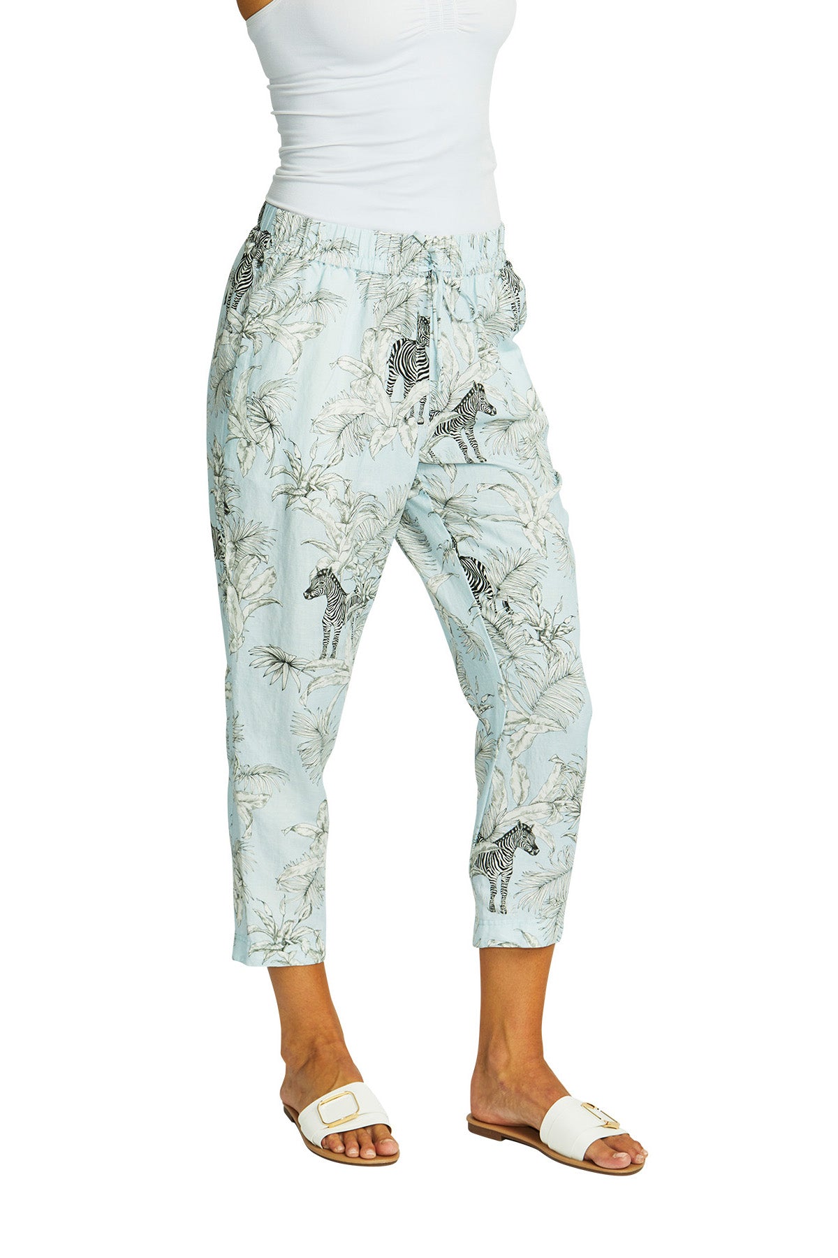 Lena Pullon Pant tropic zebra