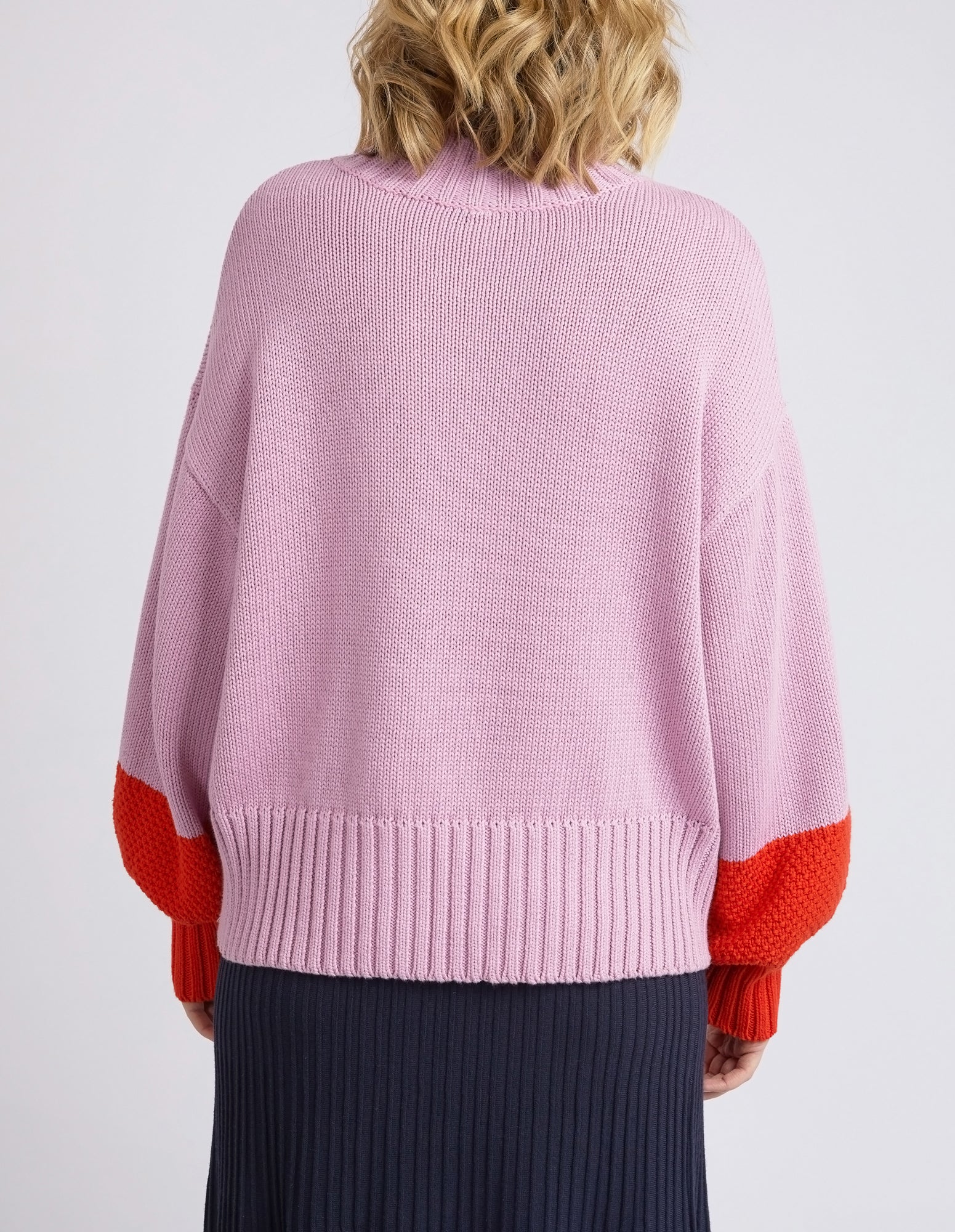 Louie Mock Neck Knit