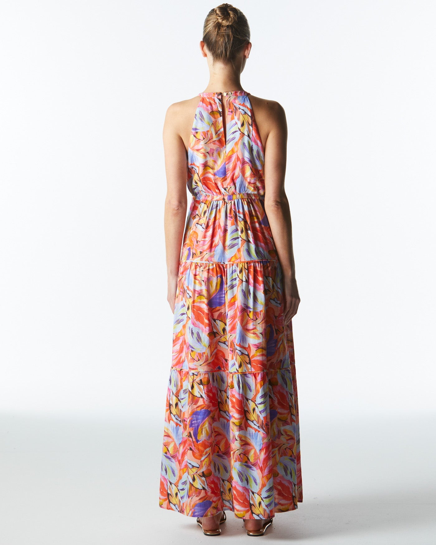 Midsummer Halter Maxi Dress