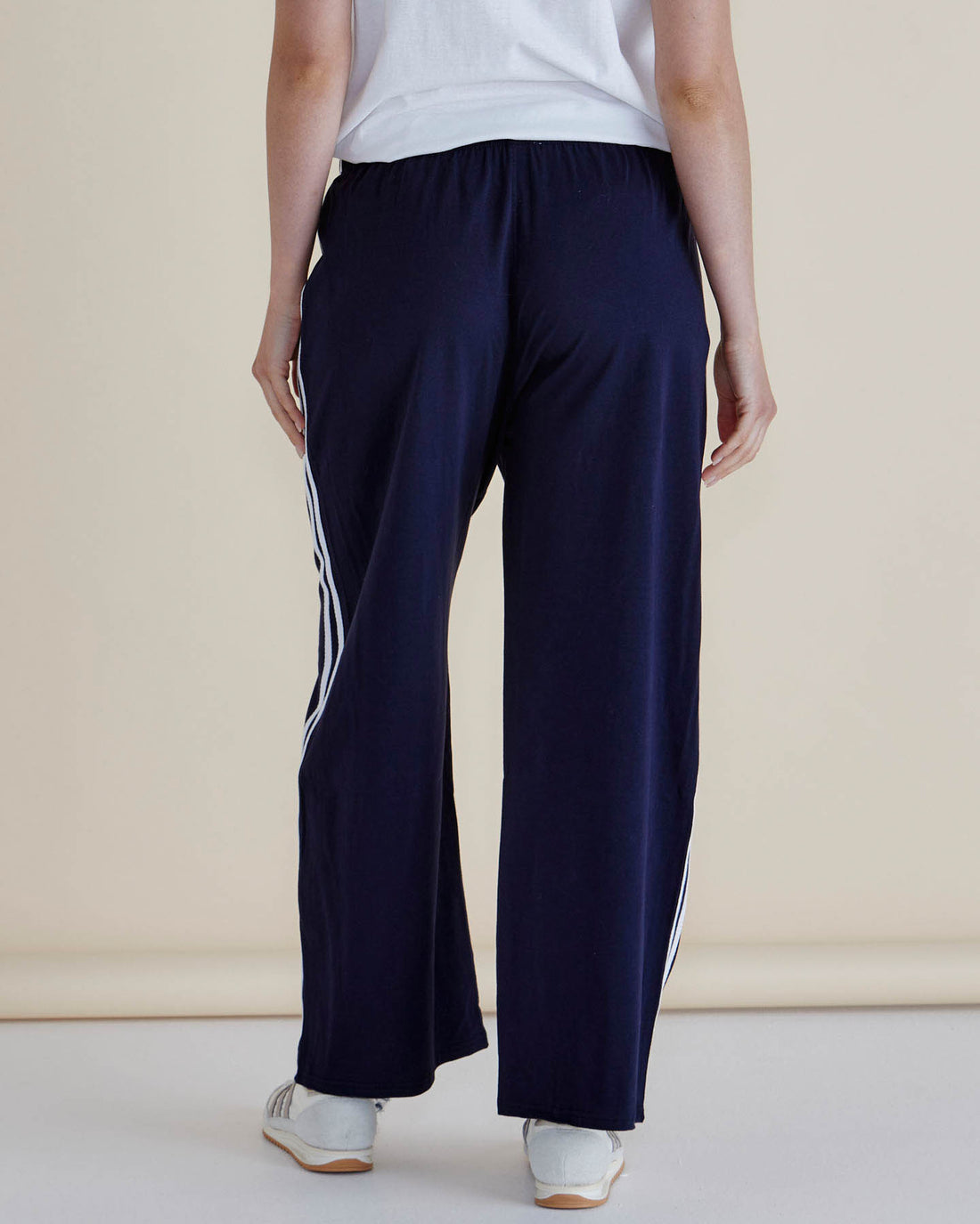 Nikki Relax cotton jogger navy