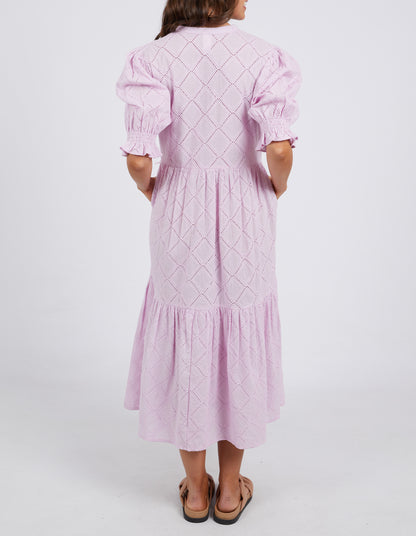 Ottilie Broderie Dress Lilac