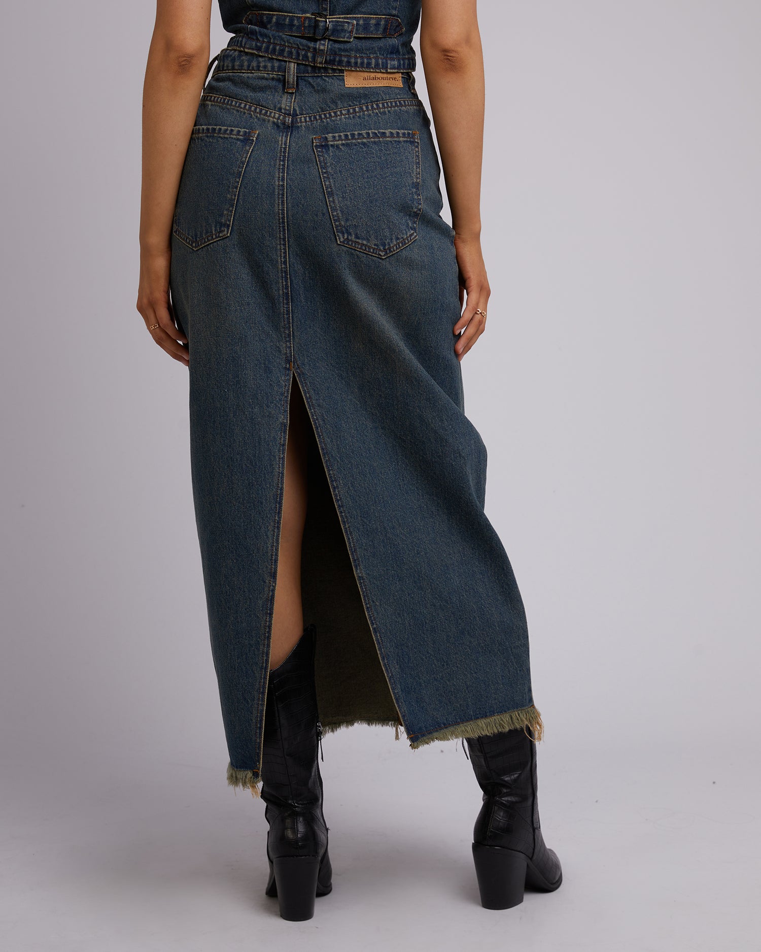 Ray Maxi dkirt Dirty Denim