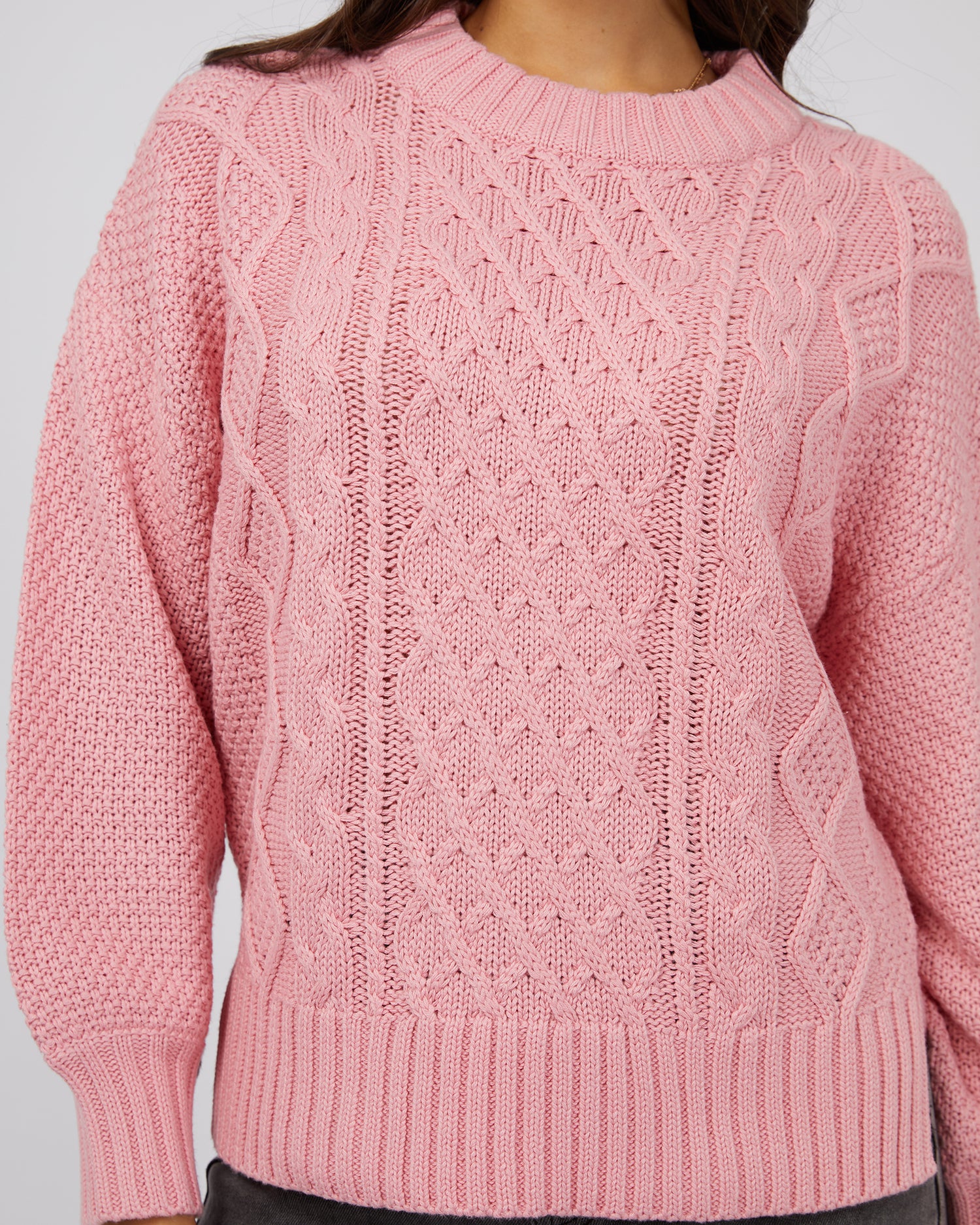 Rue Knit Sweater pink