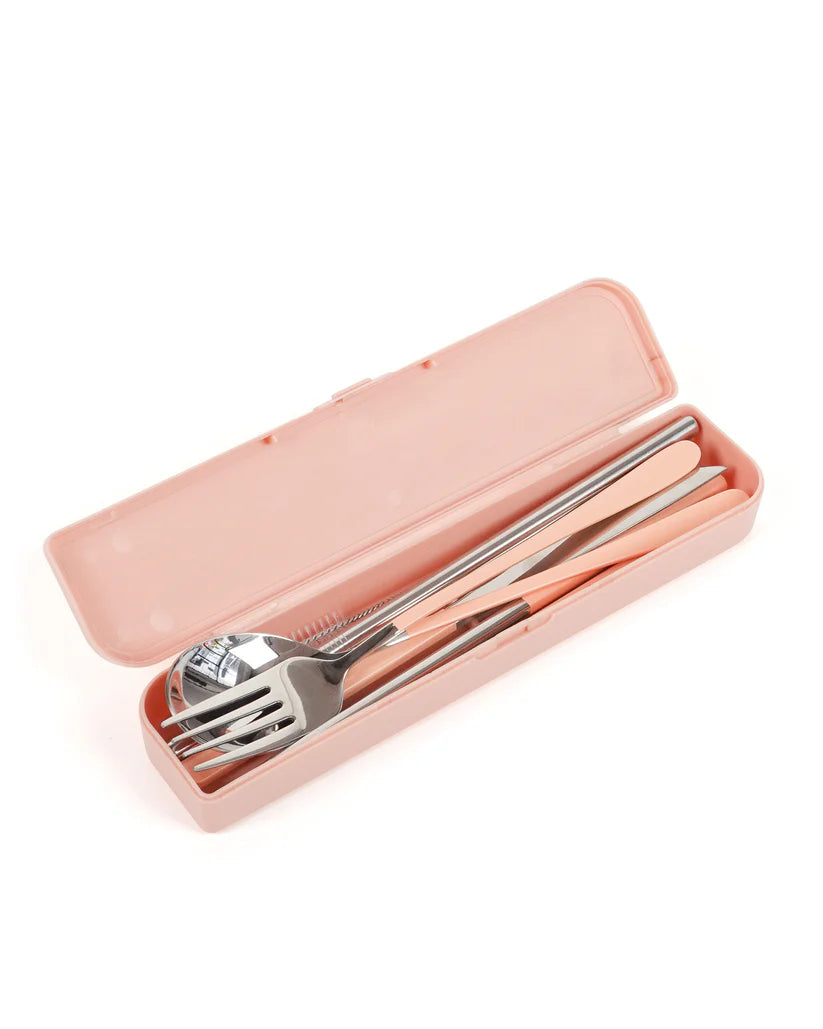 Take me Away Cutlery silver/blush