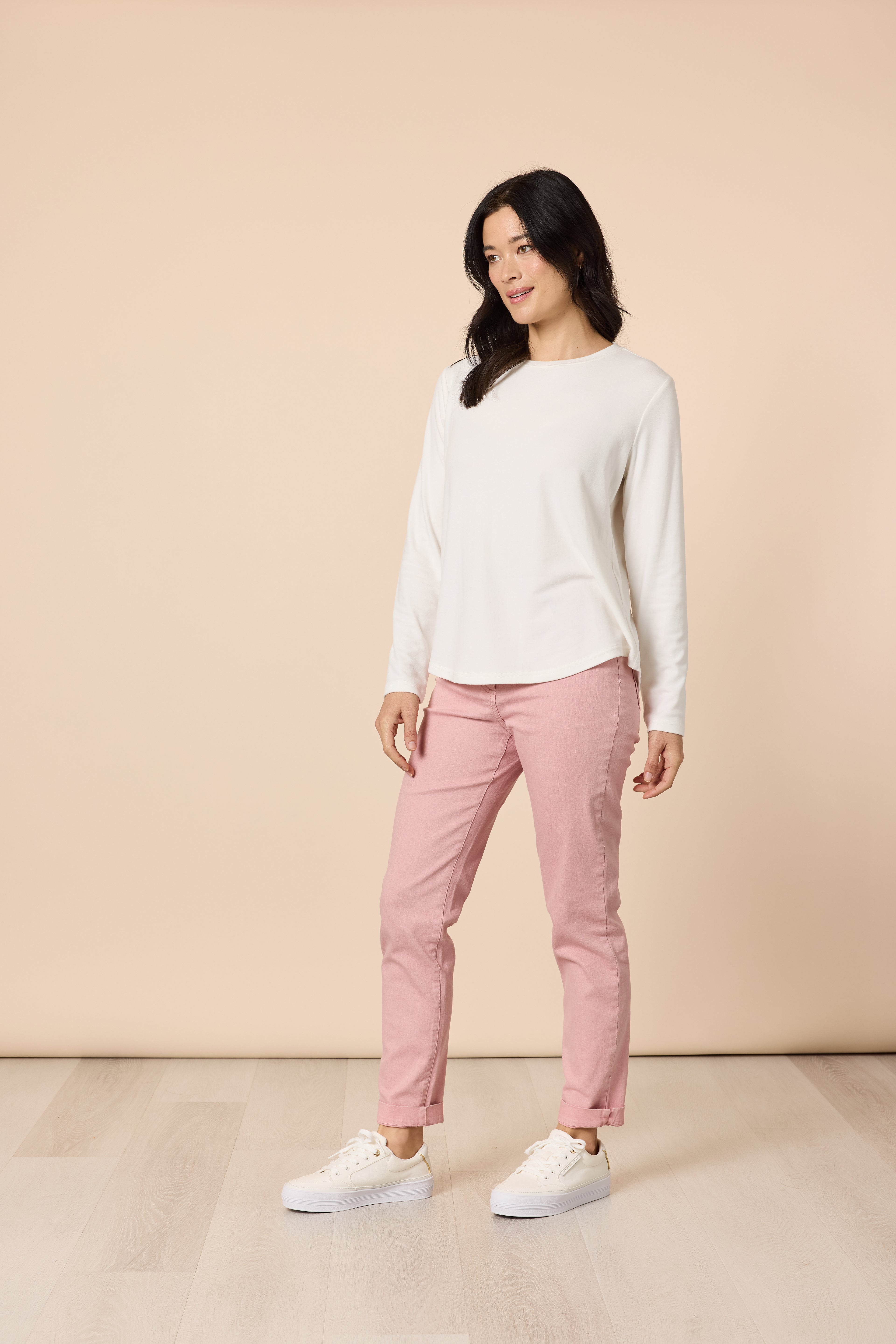 Slim Leg Miracle Denim Jean- Blush