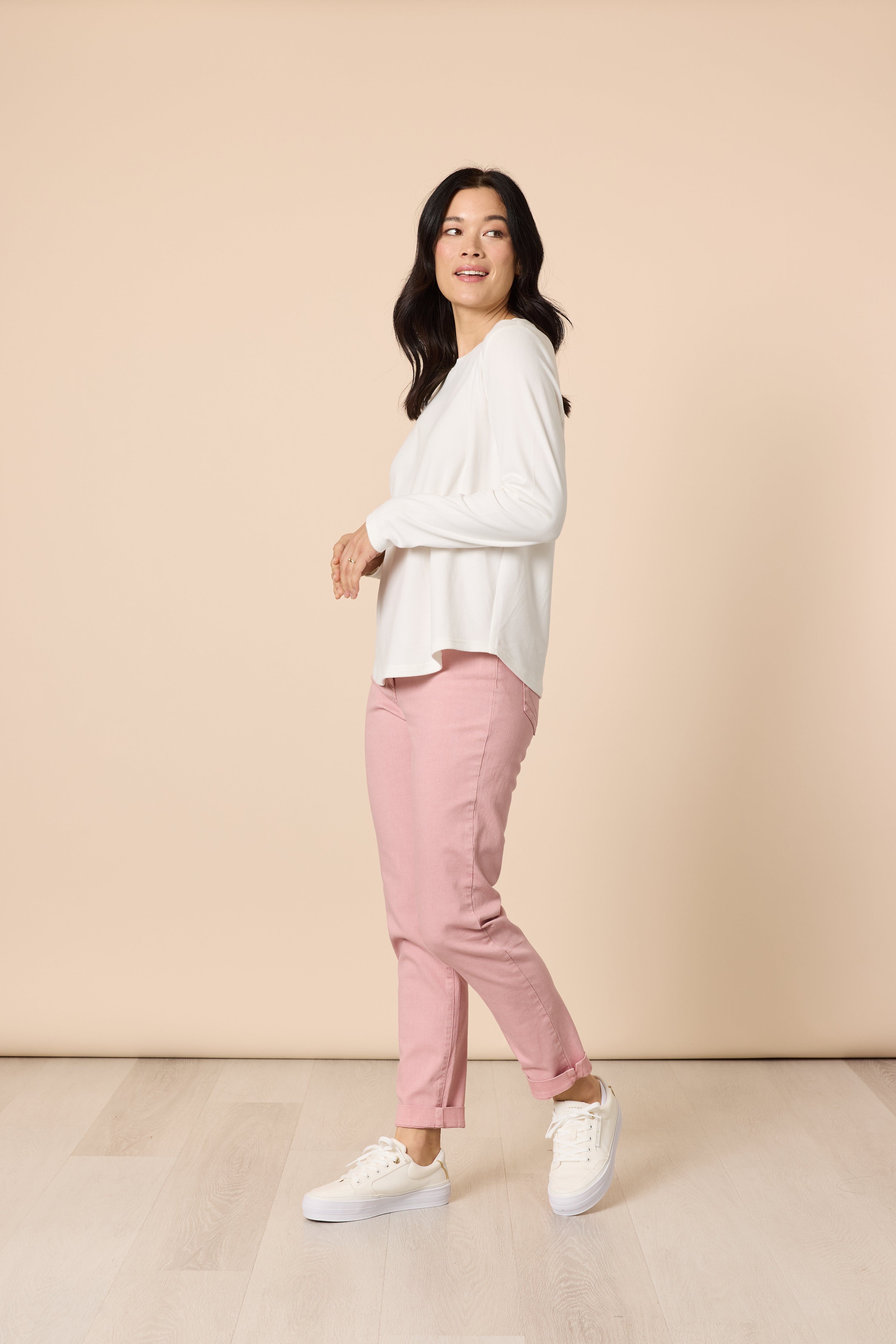 Slim Leg Miracle Denim Jean- Blush