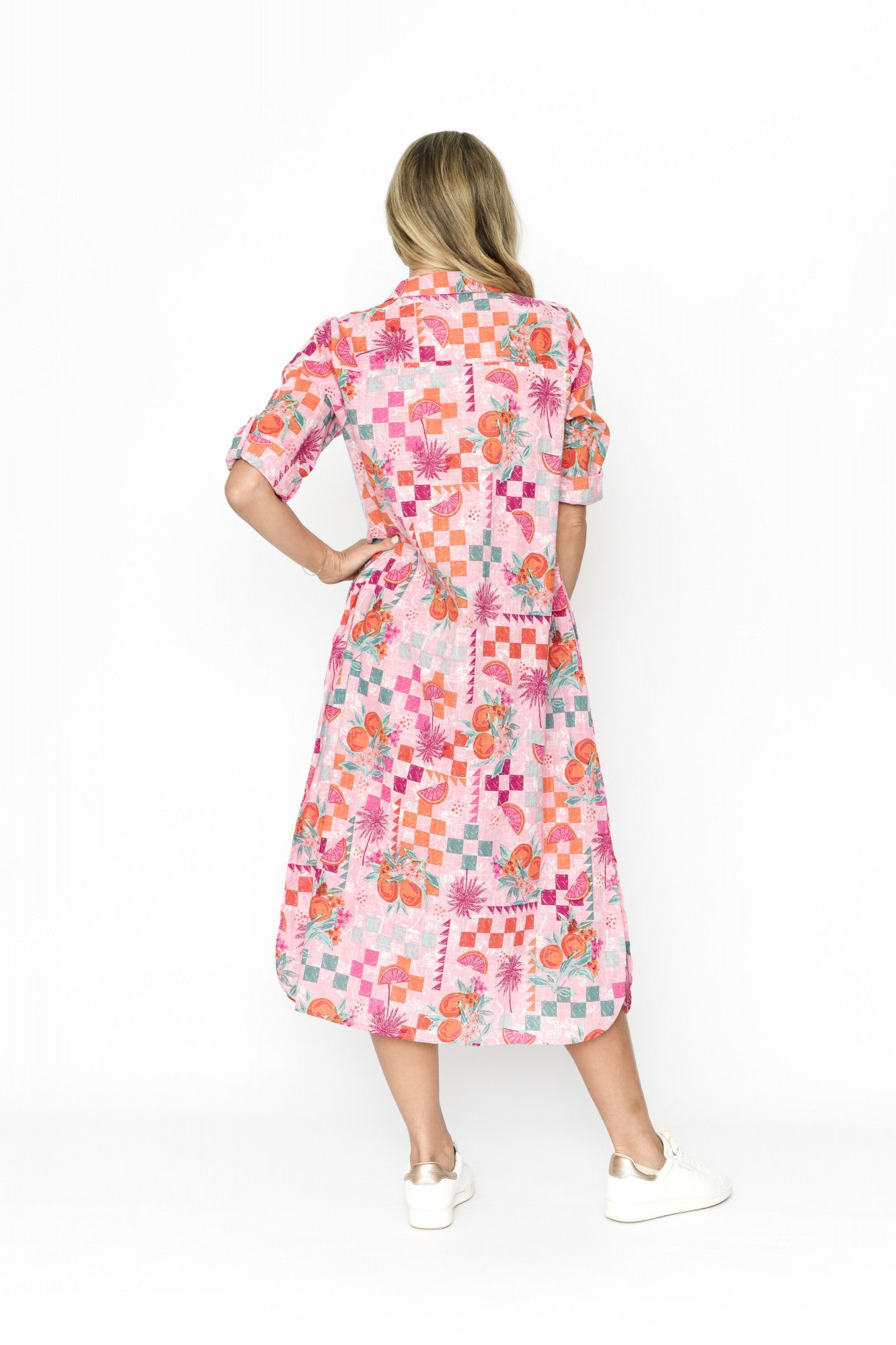 Sophia Shirt Dress Blossom