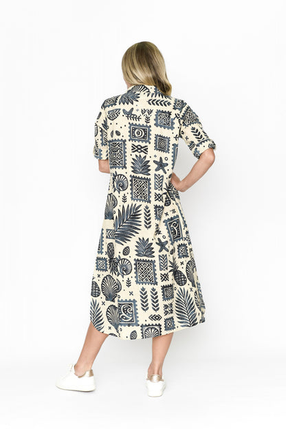 Sofia Shirt Dress Ocean