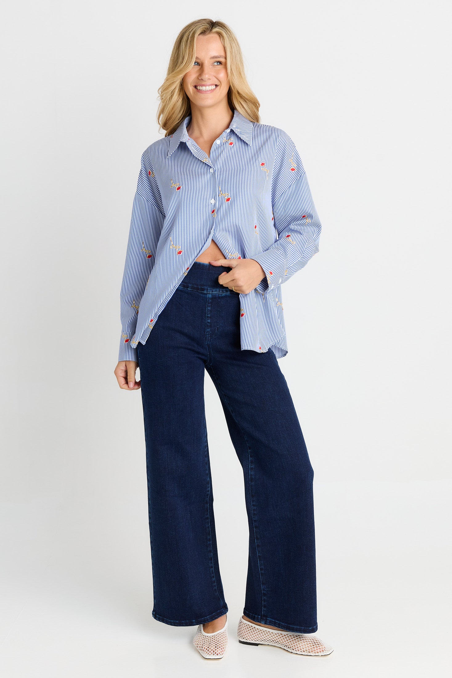 Straight Stretch Jean- Indy blue Demin