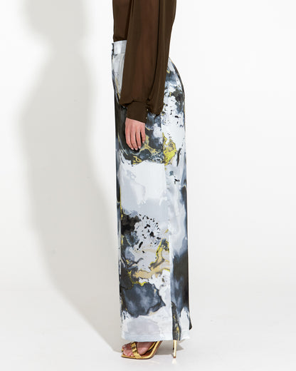 Transfixed wide leg pant marble