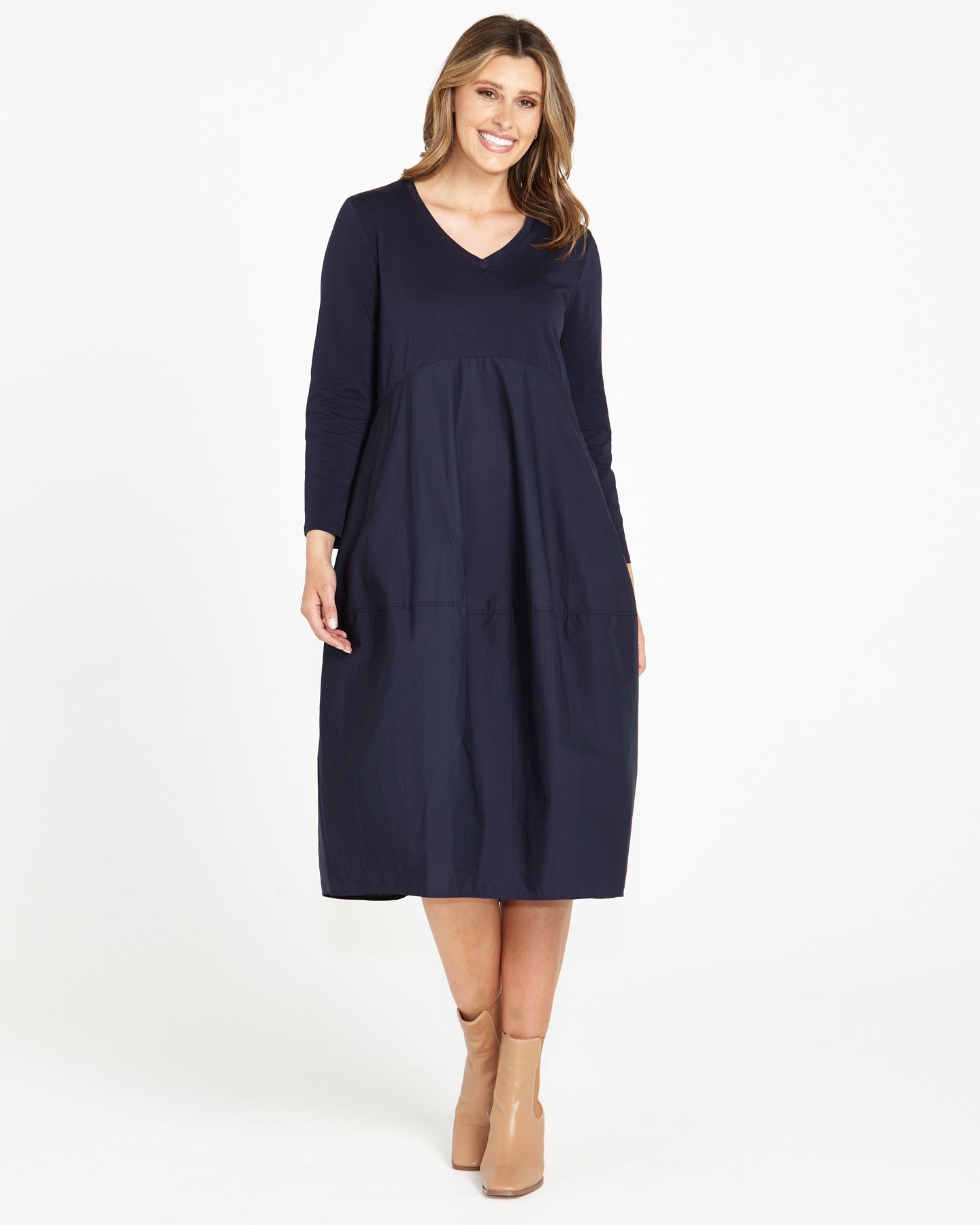 Tulip Dress dark blue