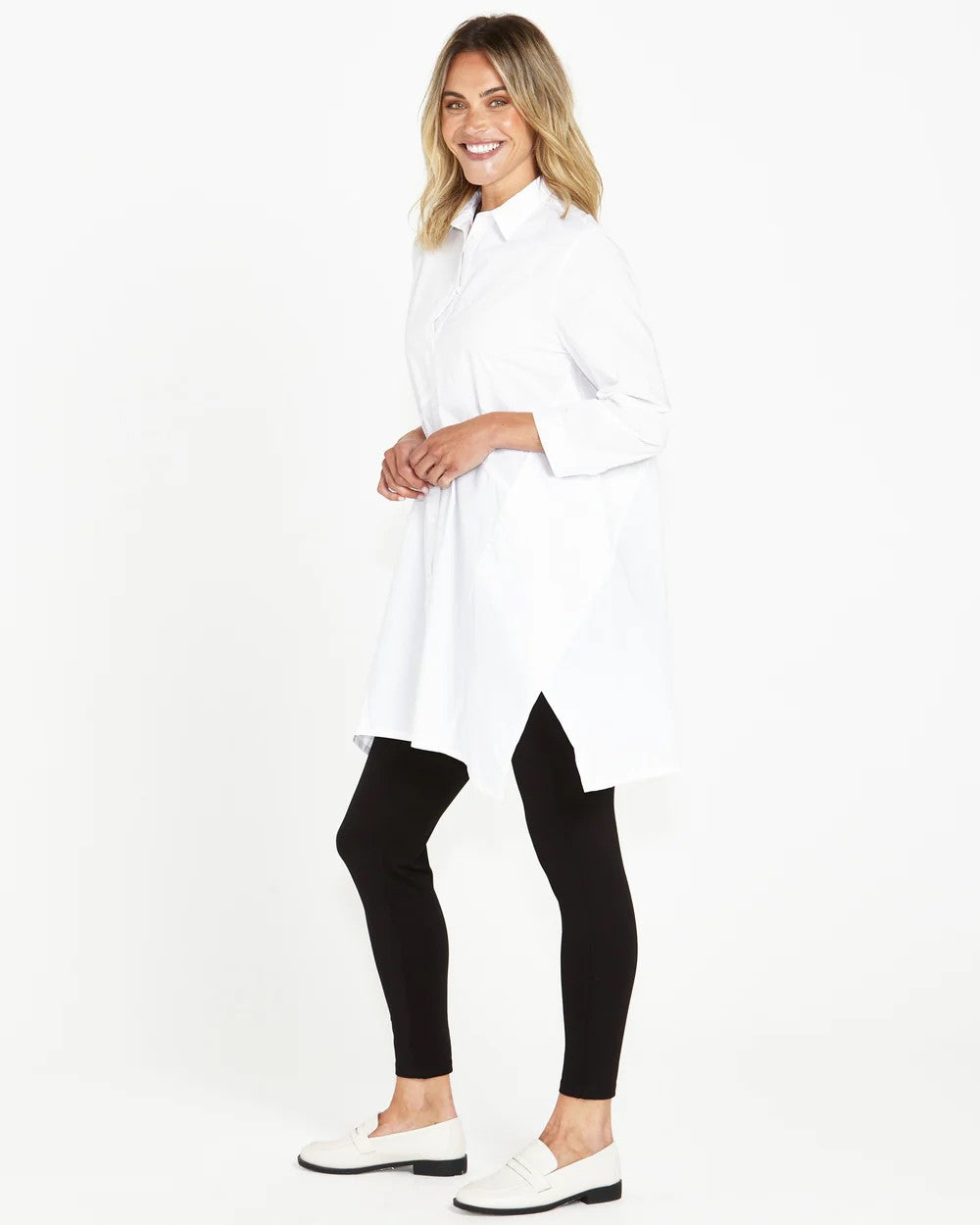 Zaida tunic shirt white