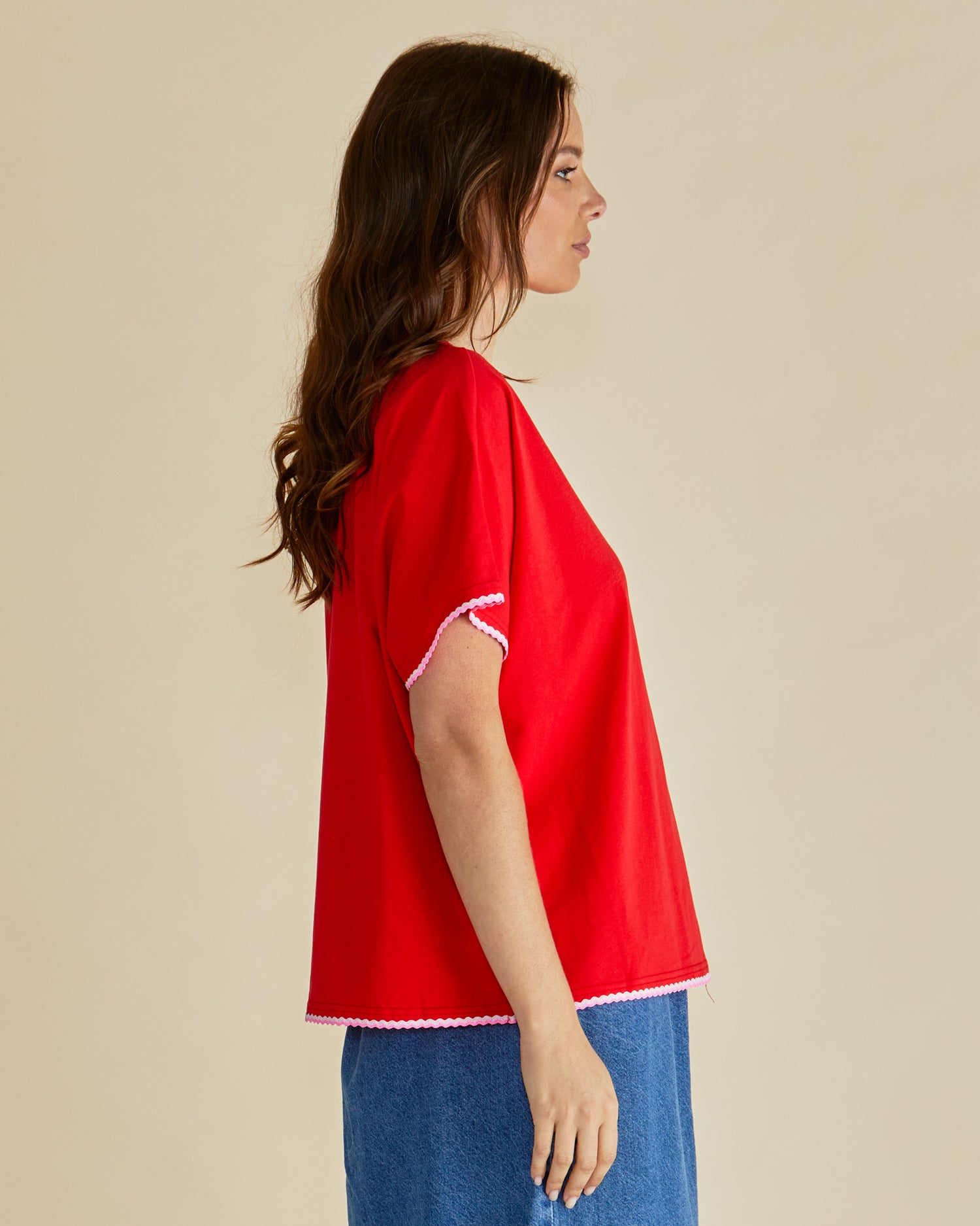 Avalon tee - red