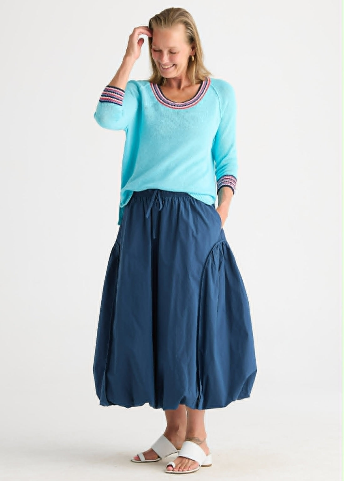 Balloon Skirt - ocean