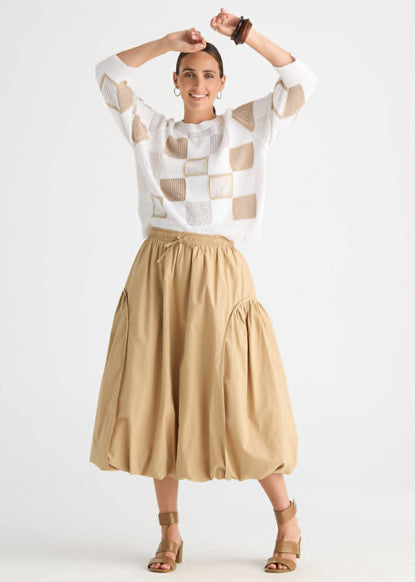 Balloon Skirt - peanut butter