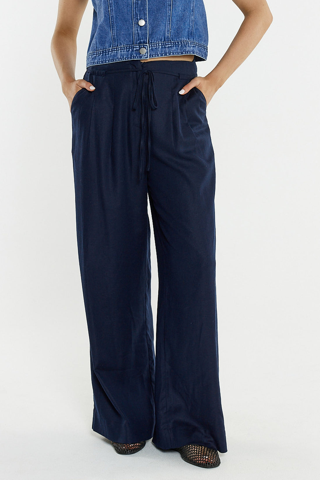 Beth Tailored Pant Navy