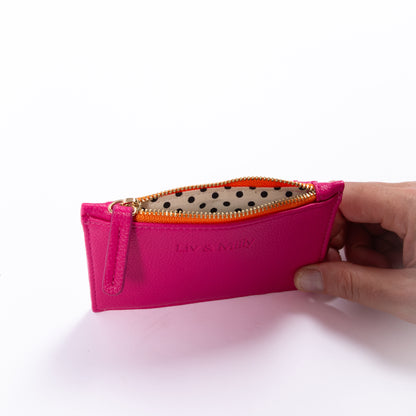 Card Wallet hot pink