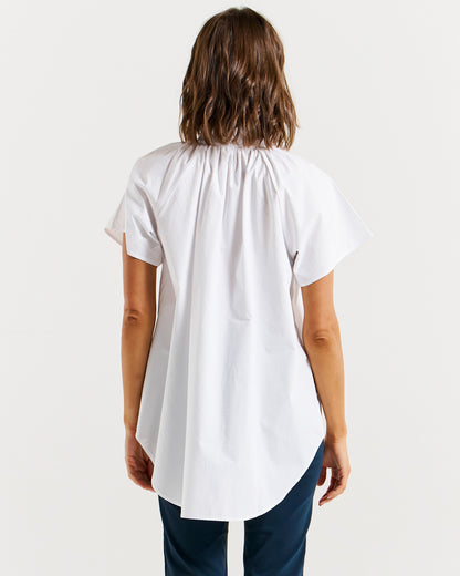 Caspian cotton blouse white