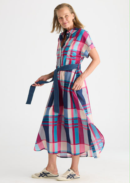 Checkered Dress - Eclipse